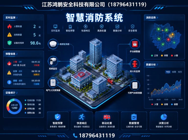 鹰潭智慧消防系统展示图